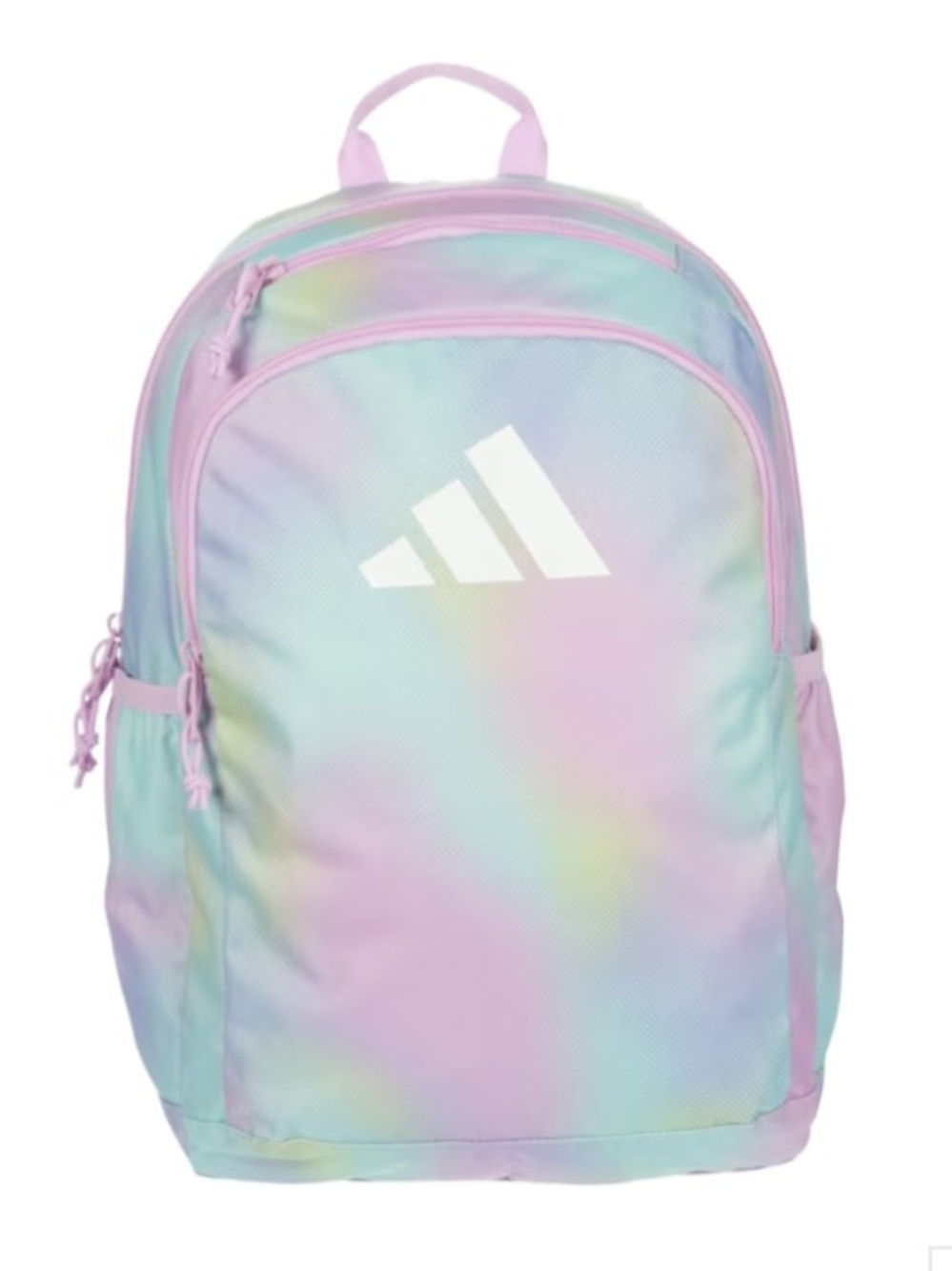 adidas Kids Pastel Tie-Dye Backpack - Pink, Blue, Mint